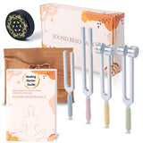 LEGUANG fourchettes 128 Hz pour équilibre et concentration lors de la méditation.