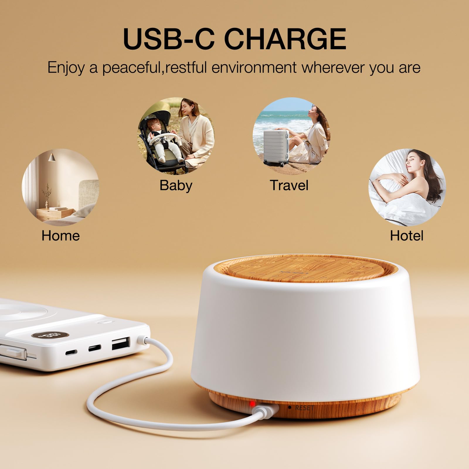 Batterie Leicex 24h et recharge USB-C pour voyages.