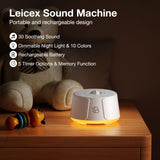 Batterie rechargeable LEICEX via USB-C, idéale pour les voyages.