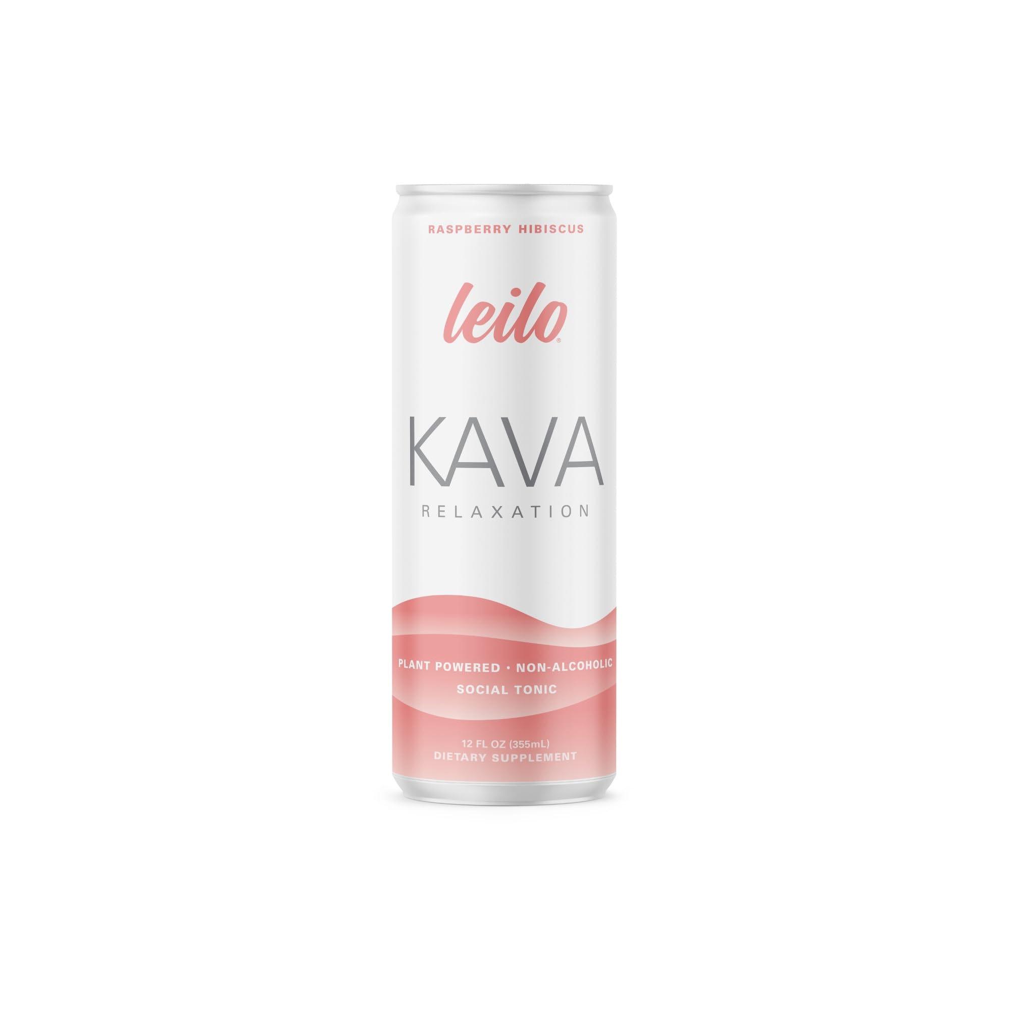 LEILO bouteille pétillante au kava-framboise hibiscus offrant une détente douce