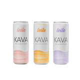 LEILO Kava pétillante Framboise Hibiscus, dégustée fraîche pour une détente légère et sans alcool.