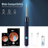 LEIPUT caméra oreille avec WIFI, sauvegarde photos et vidéos via l'application.