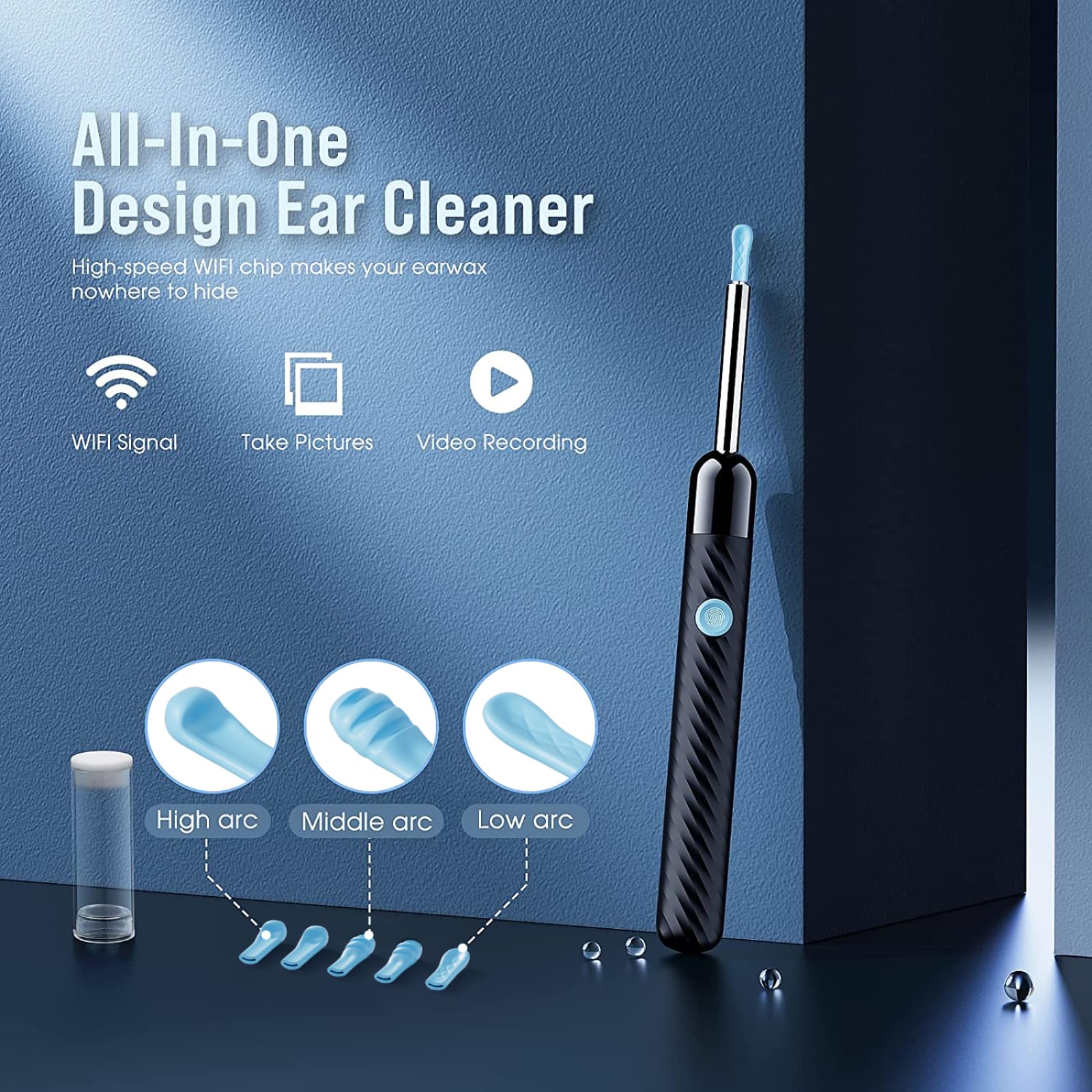 Embouts silicone LEIPUT oreille avec 3 courbures différentes