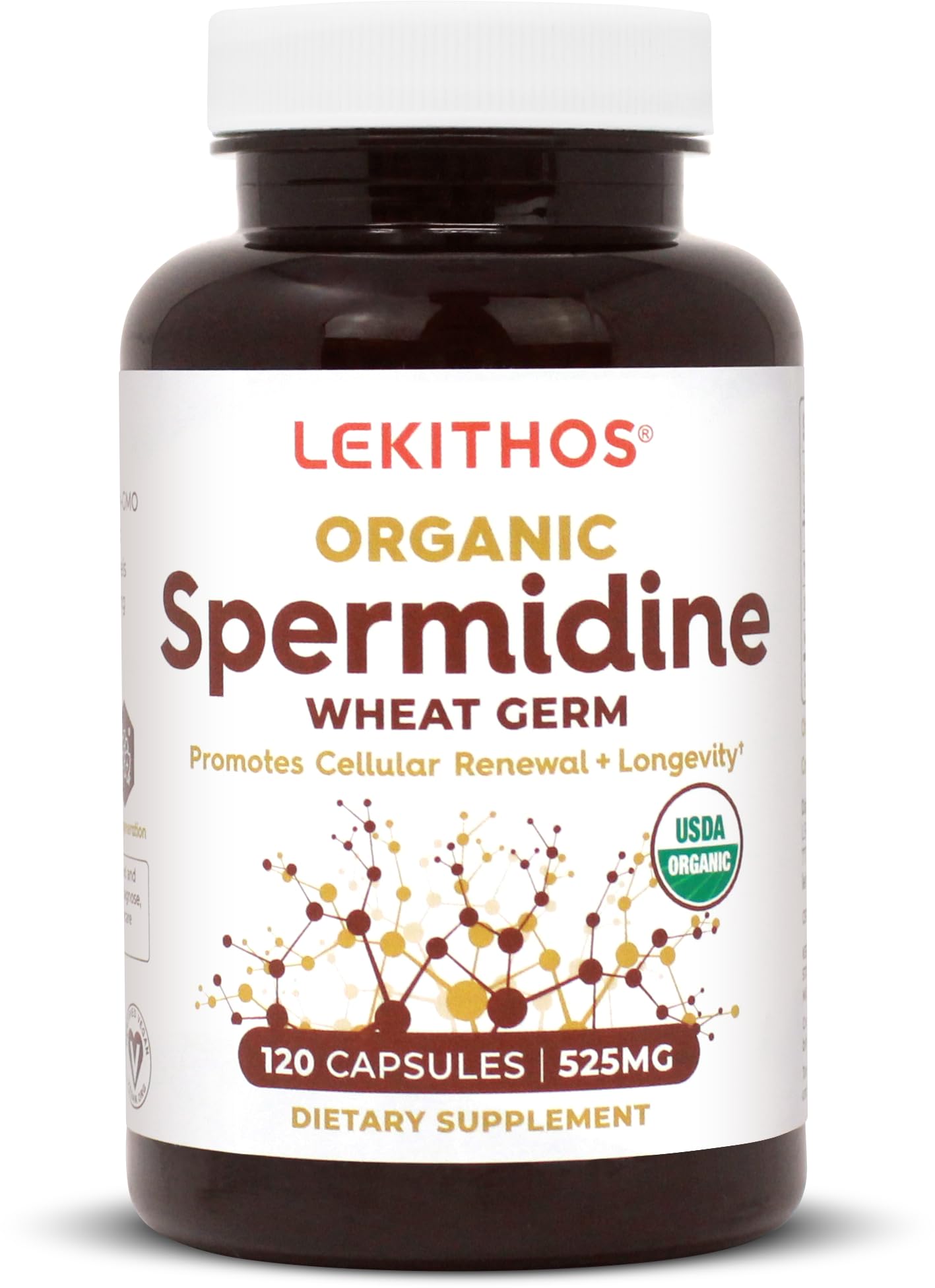 Lekithos Spermidine – boîte organique sans additifs, usage quotidien sûr.