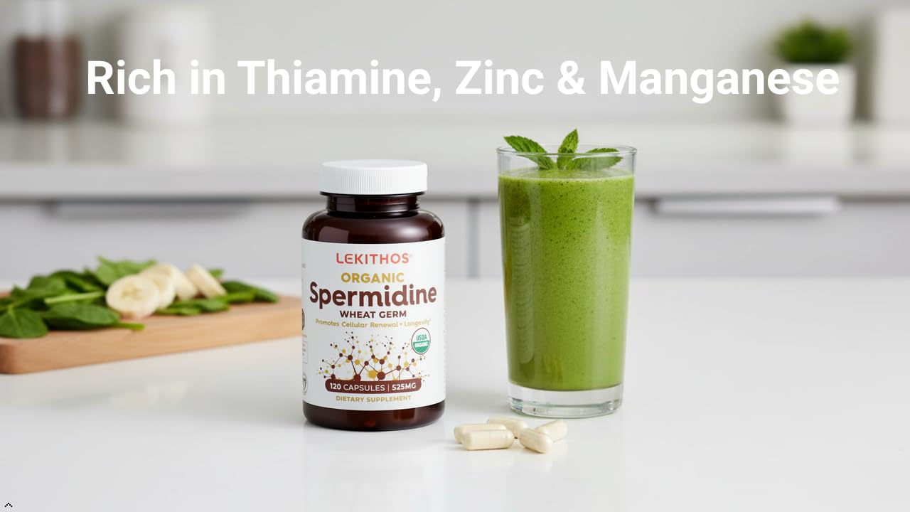 Lekithos Spermidine – capsules faciles à prendre pour une routine bien-être.