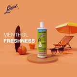 Lemisol mousse douche, application facile pour un soin quotidien.