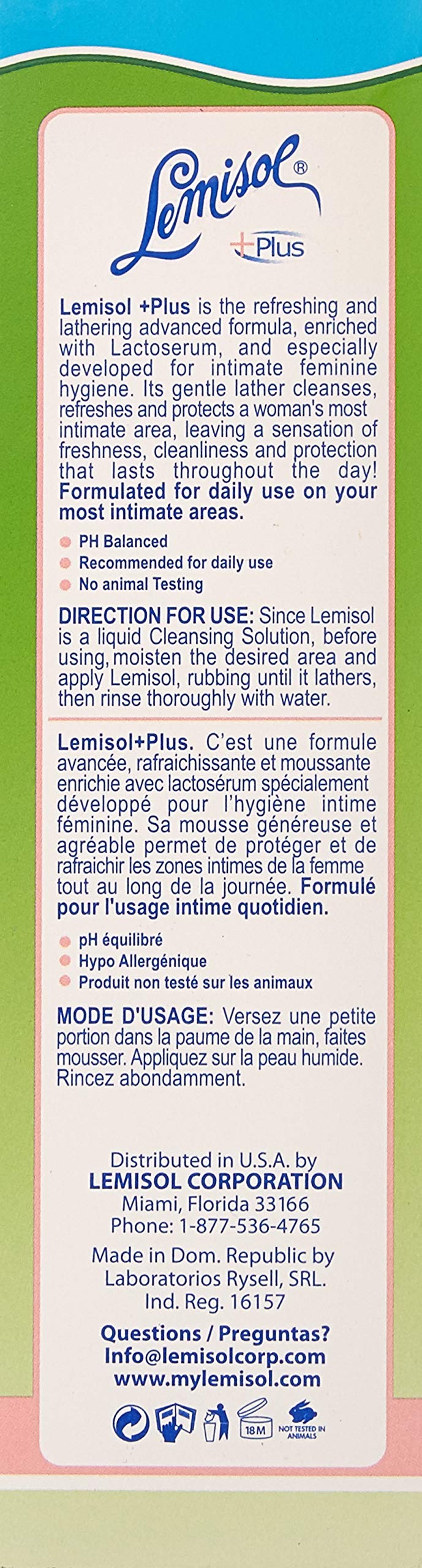 Lemisol Plus, bouchon clapet doseur, lavage précis et économique.