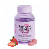 Lemme Creatine Monohydrate Gummies – bouteille visible, soutien potentiel à la masse maigre et récupération.