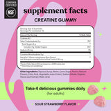 Lemme Creatine Monohydrate Gummies – pratique avant l’entraînement, sans shaker.