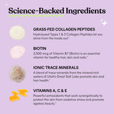 Gummies saveur pêche Lemme Glow, parfaites pour une douceur quotidienne.