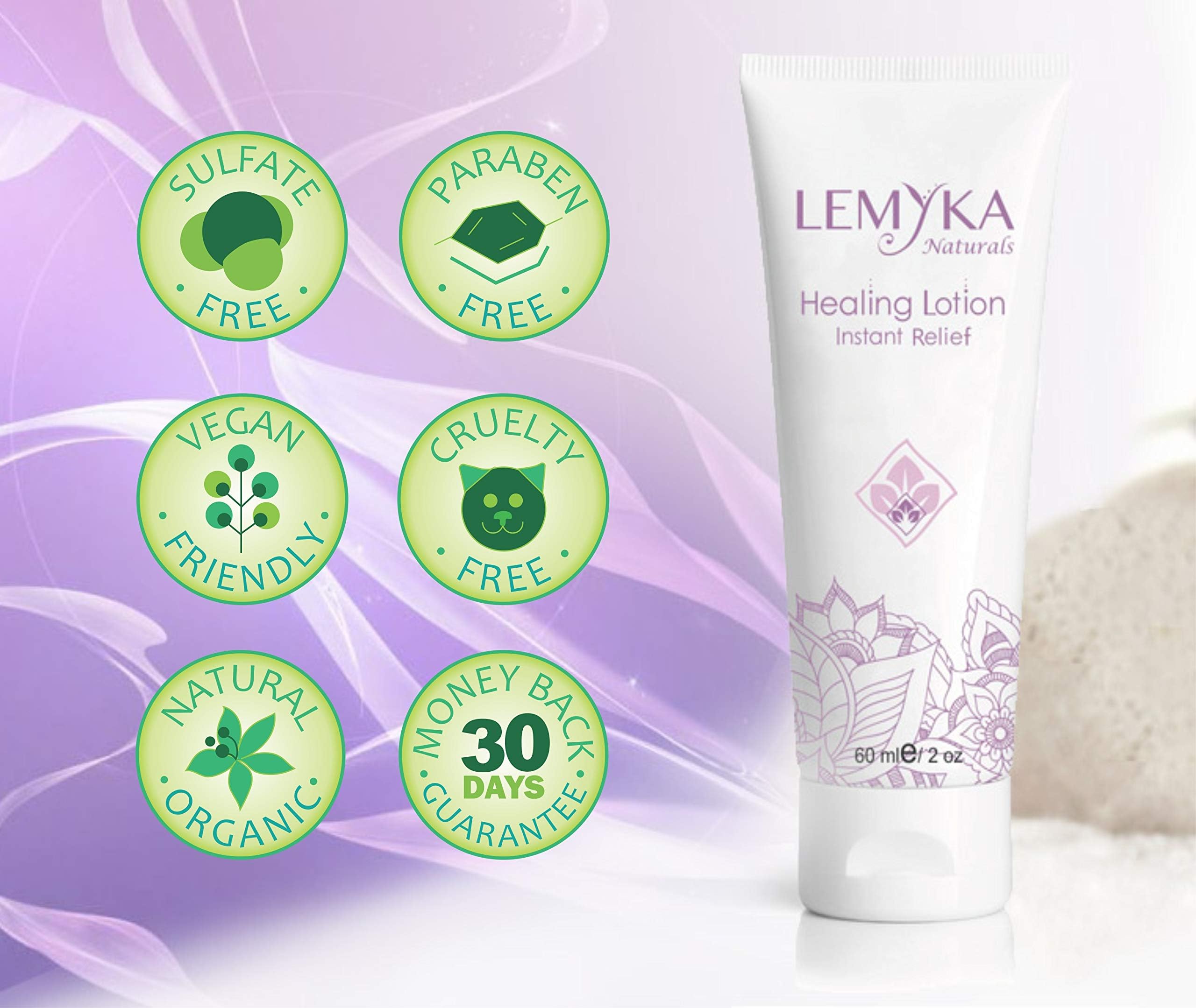 Crème-relief LEMYKA – calmant irritations visage et corps.