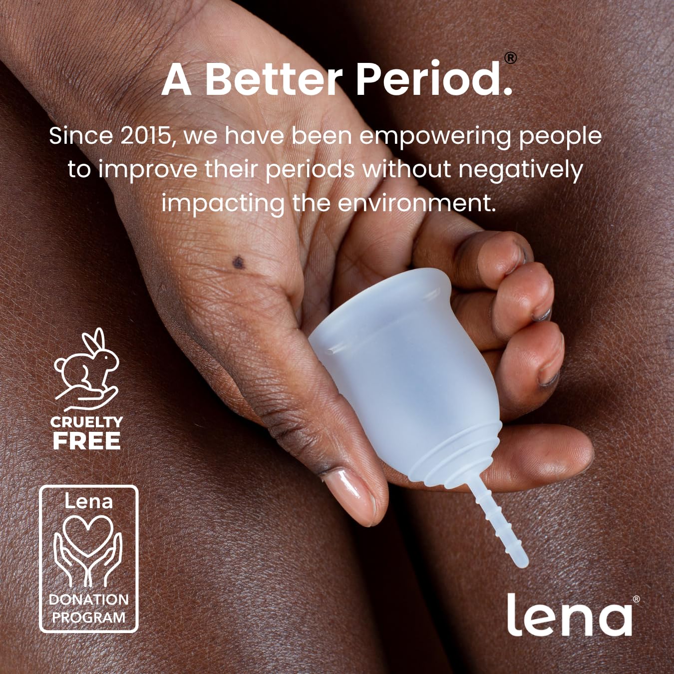 LENA Sensitive Cup usage quotidien, pratique pour le yoga et le sommeil.