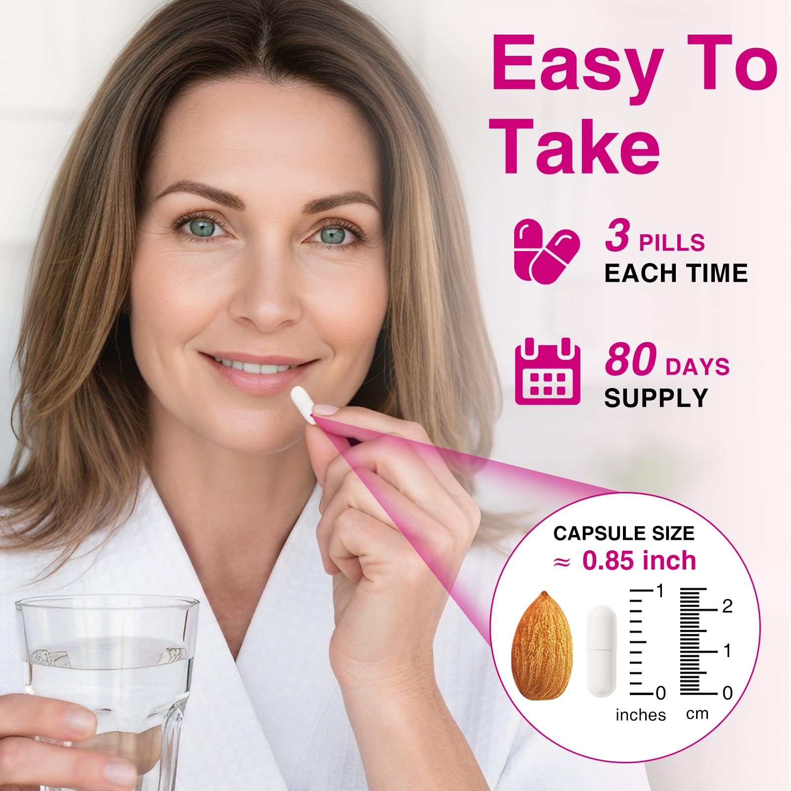 Lenm Multi Collagen : bouchon pratique et dosage simple pour vos capsules.