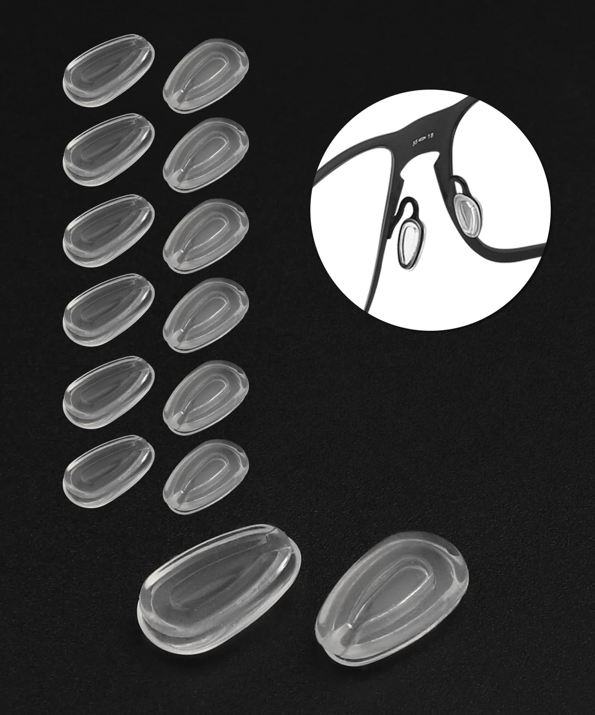 LenzProse repose-nez compatibles Oakley pour un ajustement sûr et confortable