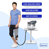 LEONNS adjustable pad straps secure the wrap for steady cold therapy