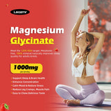 Bouteille Leozmr de gommes magnésium glycinate pratique.