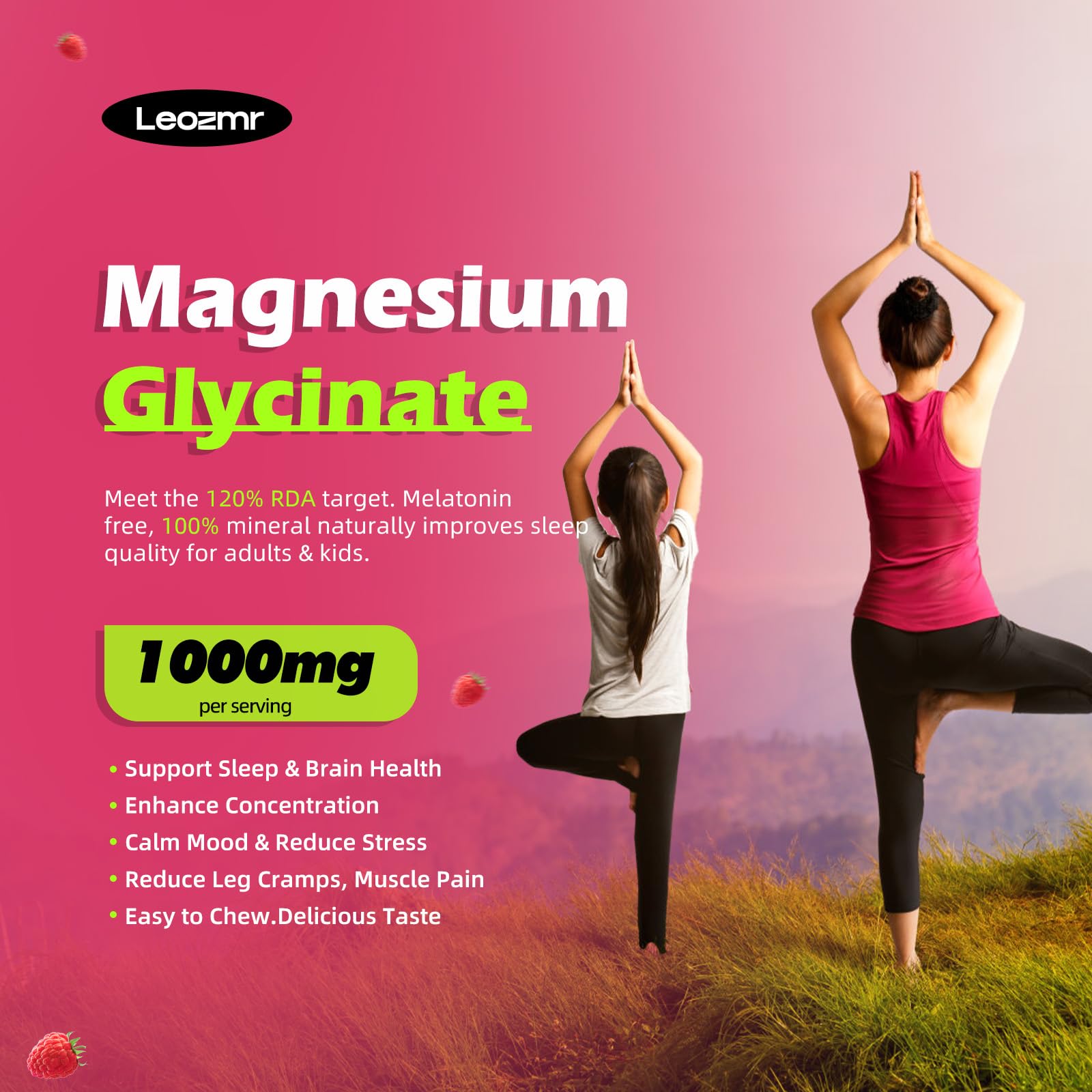 Gommes Leozmr Calcium-Potassium, équilibre hydrique et muscles.