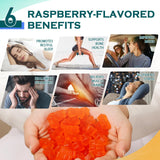 Gummies Leozmr magnésium glycinate orange pratique à emporter au quotidien