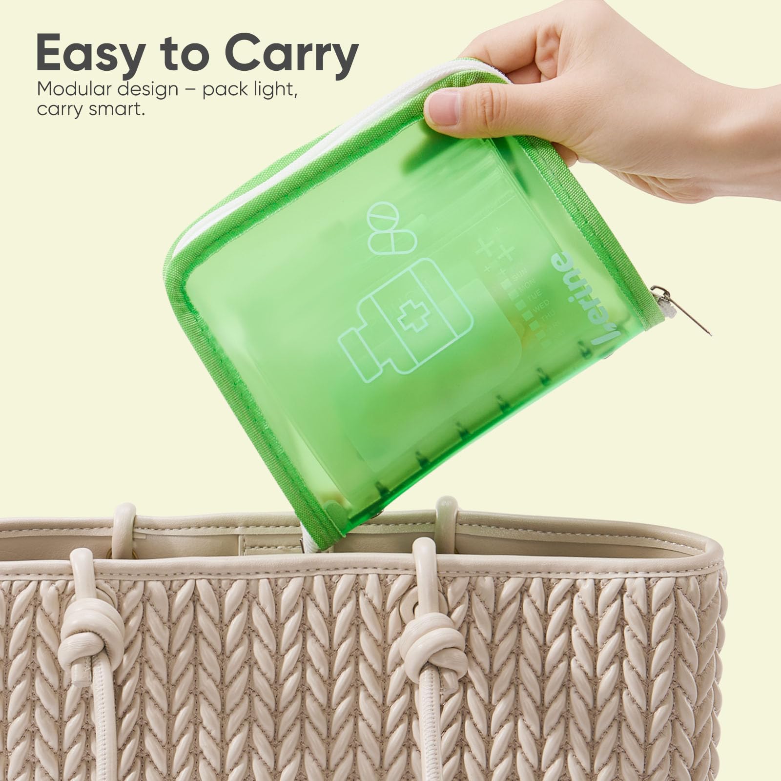 Lerine format compact voyage pour un rangement discret