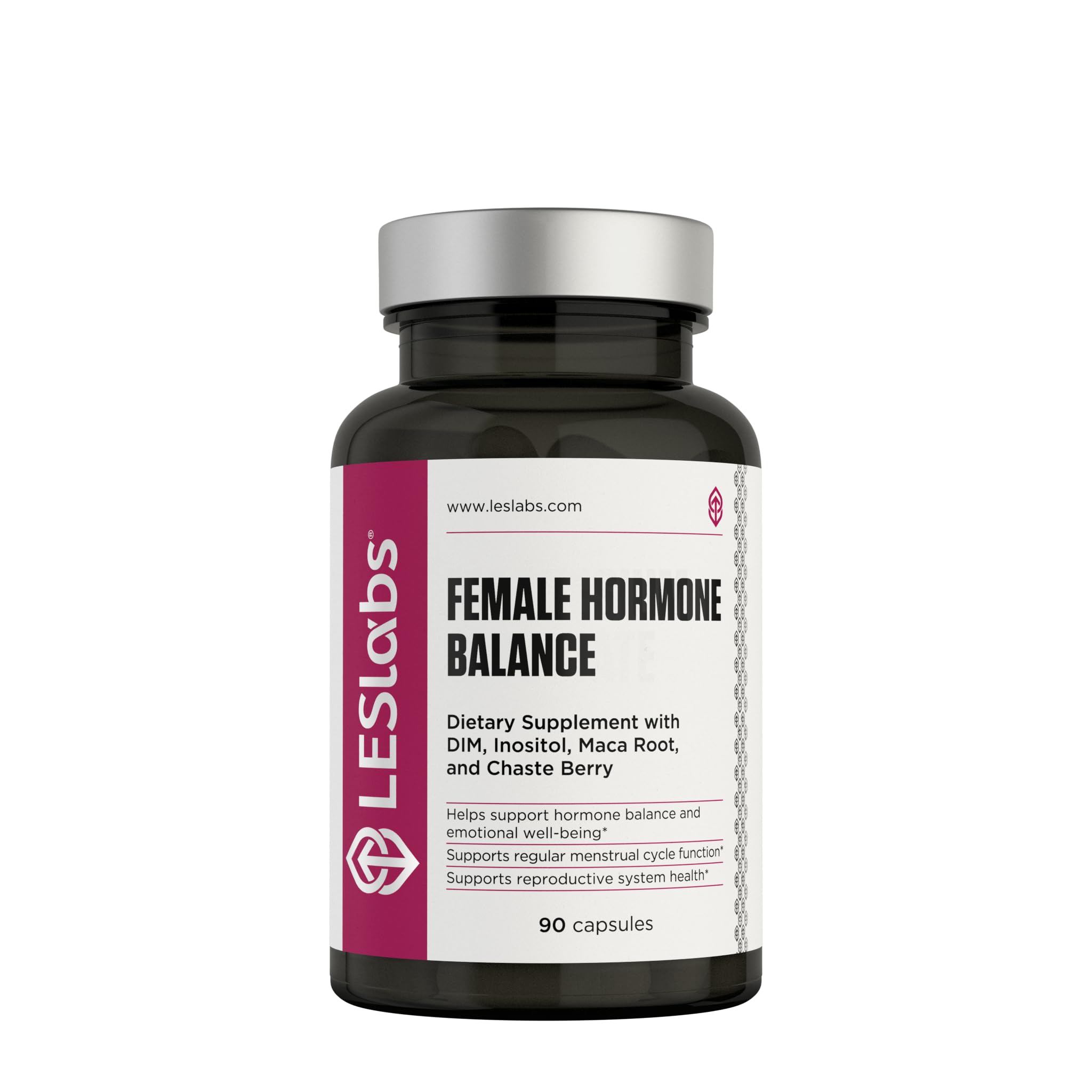 Bouteille LES Labs Balance Hormones, pratique à emporter au quotidien.