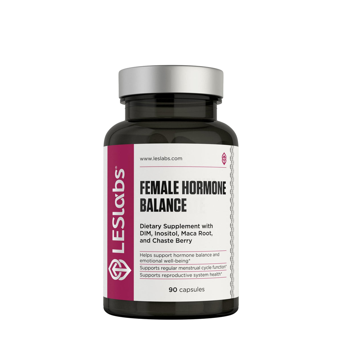Bouteille LES Labs Balance Hormones, pratique à emporter au quotidien.