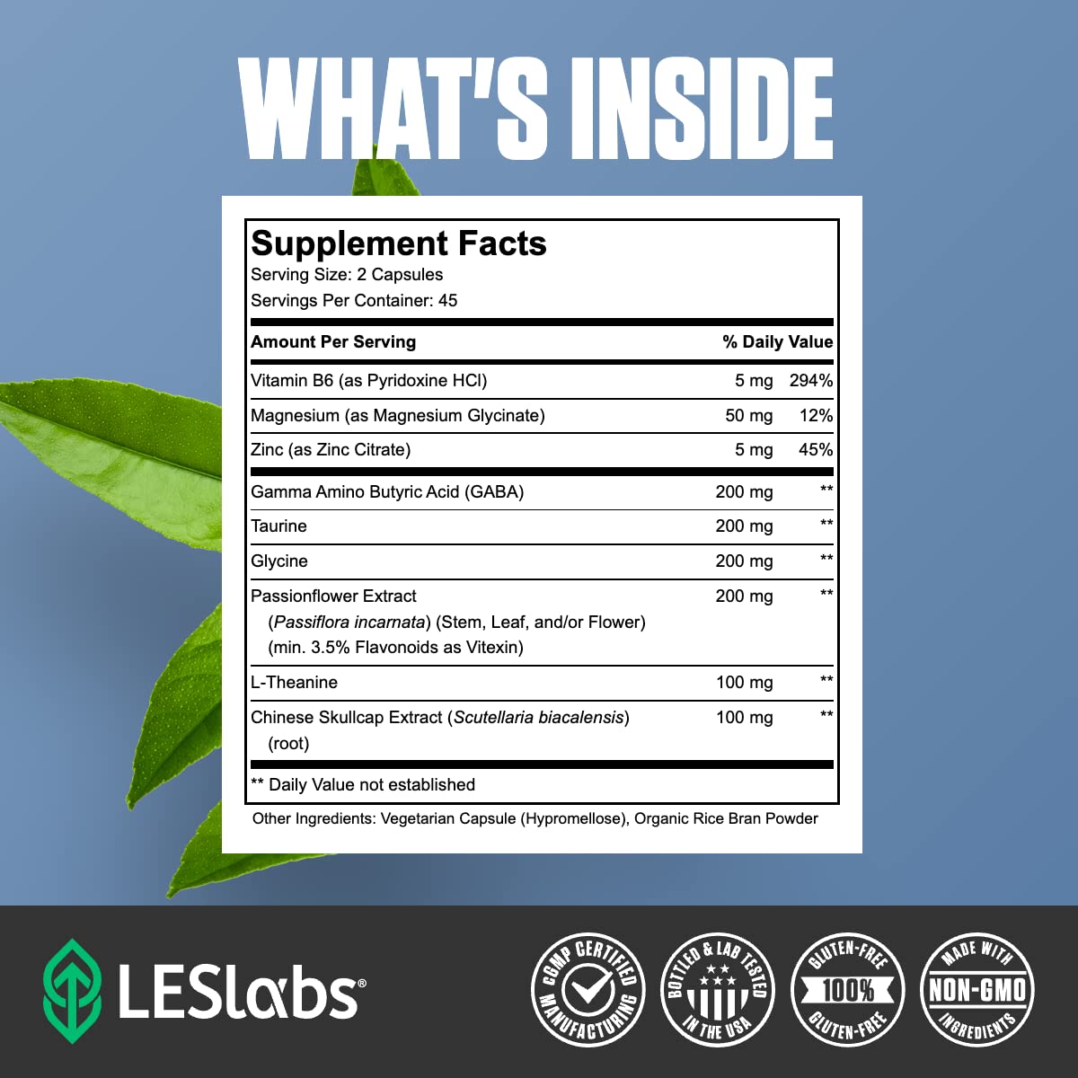 Les Labs GABA Health — zinc-citrate, forme facilement absorbée pour soutenir l'organisme.