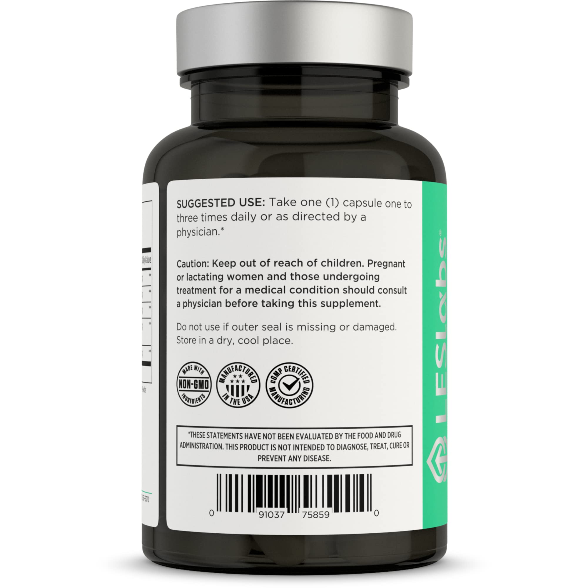 LES Labs Sinus & Saisons – étiquette claire sur les ingrédients naturels.