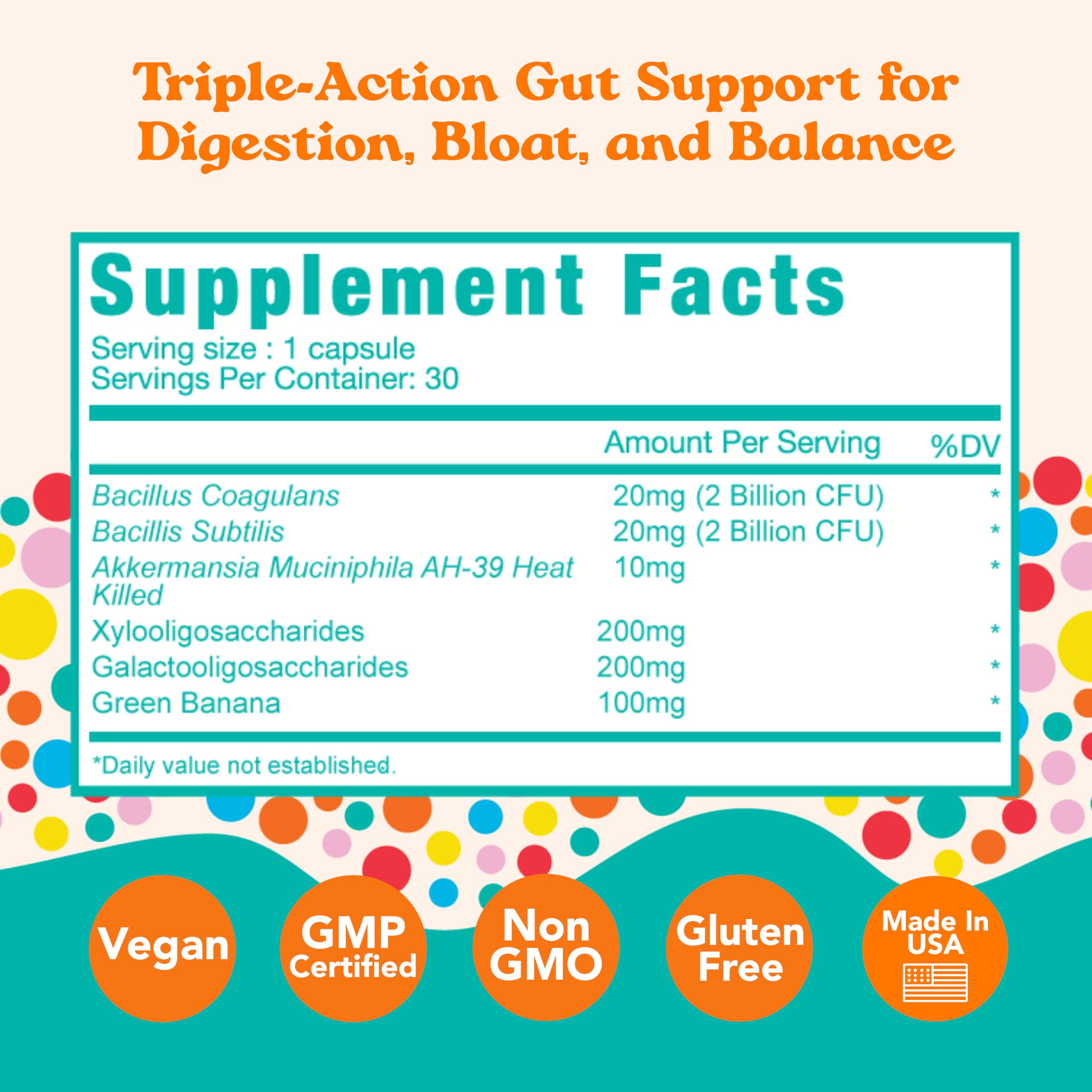 Bouteille Let Loose Daily Tribiotic prête à être utilisée