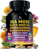 LetaGreen mousse de mer capsules, flacon pratique pour le quotidien