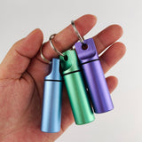 Mini boîte métallique LETAOWJ, design robuste pour camping et randonnée.