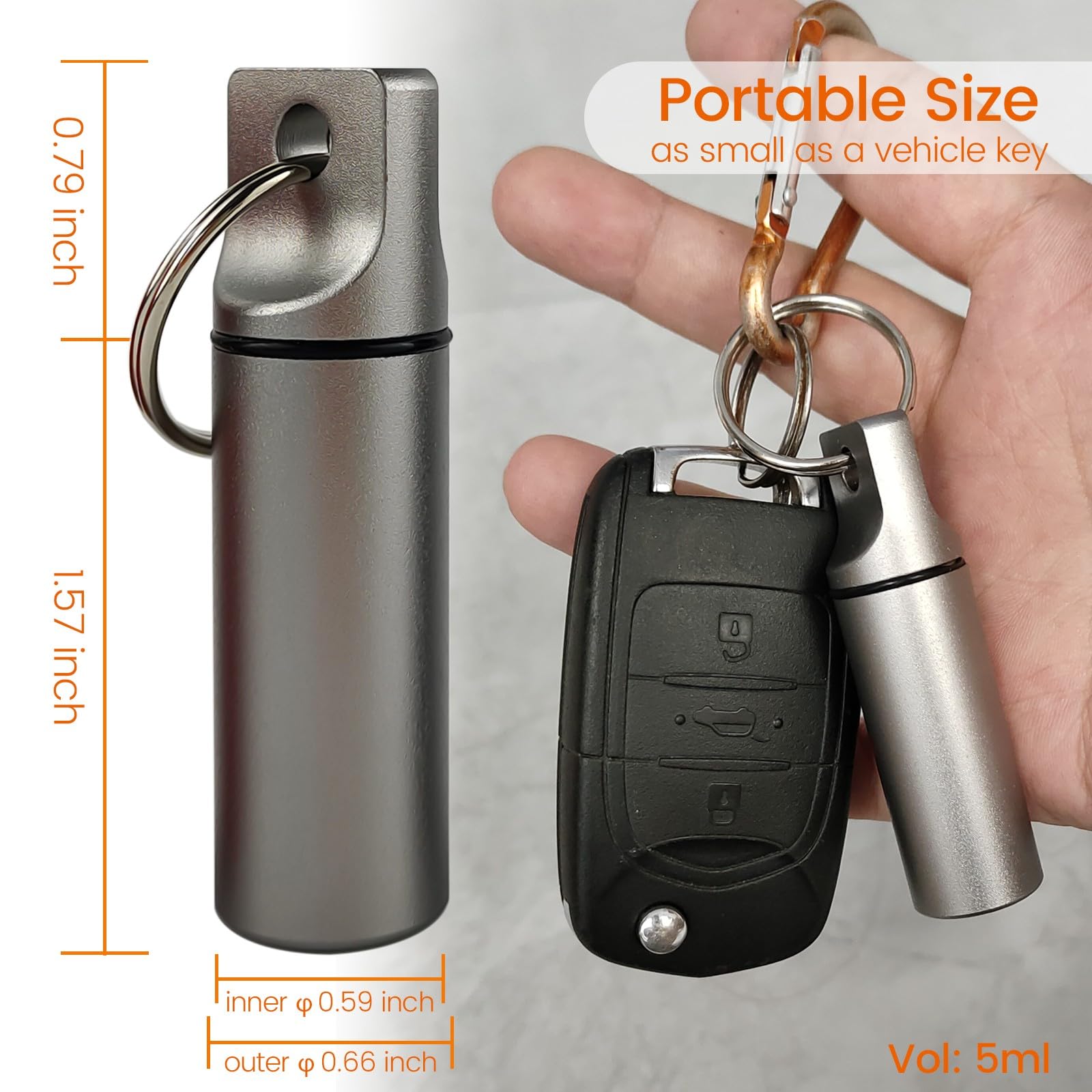 Étui pilules portable LETAOWJ, idéal pour les voyages et les randonnées.