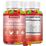 Letollhold Gummies Calcium Citrate, soutien quotidien du système immunitaire et du bien-être.