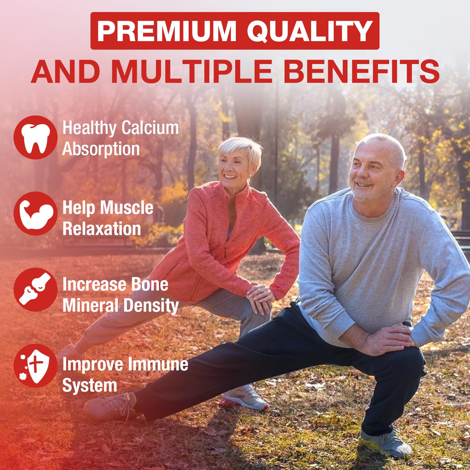 Letollhold Calcium Citrate Gummies, texture fruitée, pratique pour l'absorption du calcium.