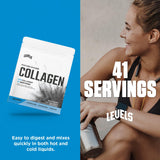 Levels Nutrition Collagen Peptides: intégré dans un smoothie onctueux et neutre.