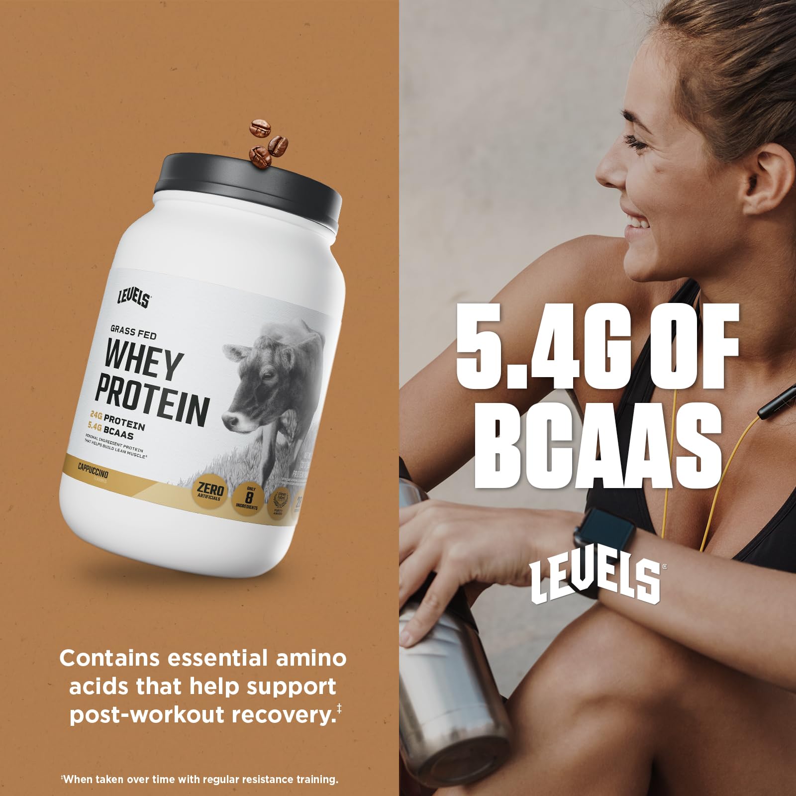 Levels Nutrition protéine petit-lait lait nourri à l’herbe de haute qualité