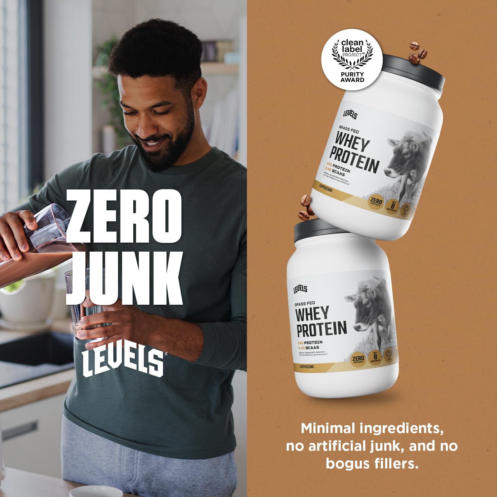 Levels Nutrition protéine petit-lait processus froid préserve la bioactivité
