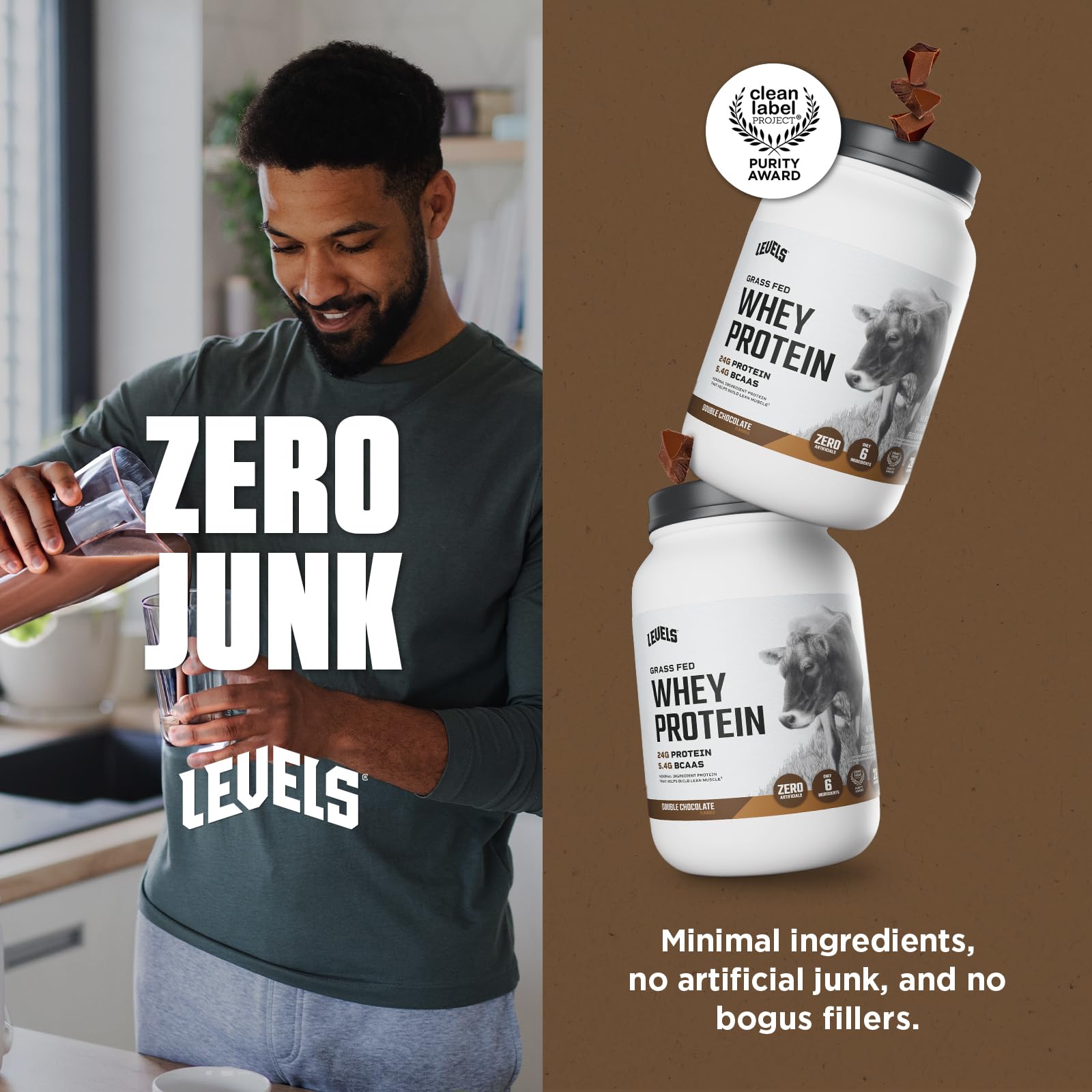 Utilisation quotidienne avant ou après entraînement Levels Nutrition.