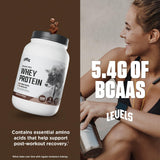 Levels Nutrition whey nourri a l herbe ingrédients naturels, aspect simple et sans artificiels