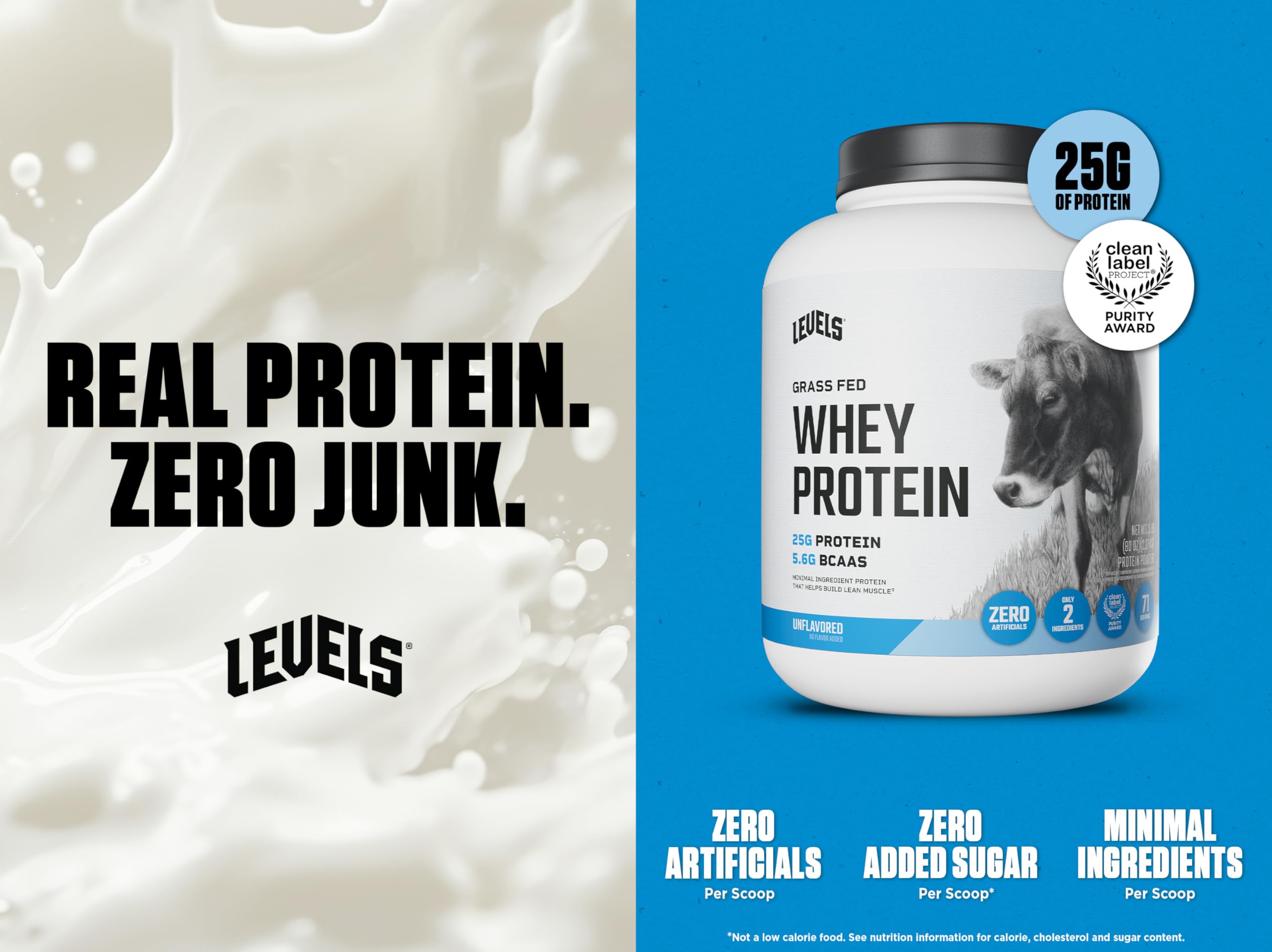 Levels Nutrition whey scoop 25 g, mesure précise pour portion