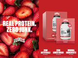 Levels Nutrition Whey Fraise: sachet pratique pour une collation rapide