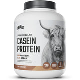 Levels Casein Chocolat, bouteille visible, apport protéique durable.