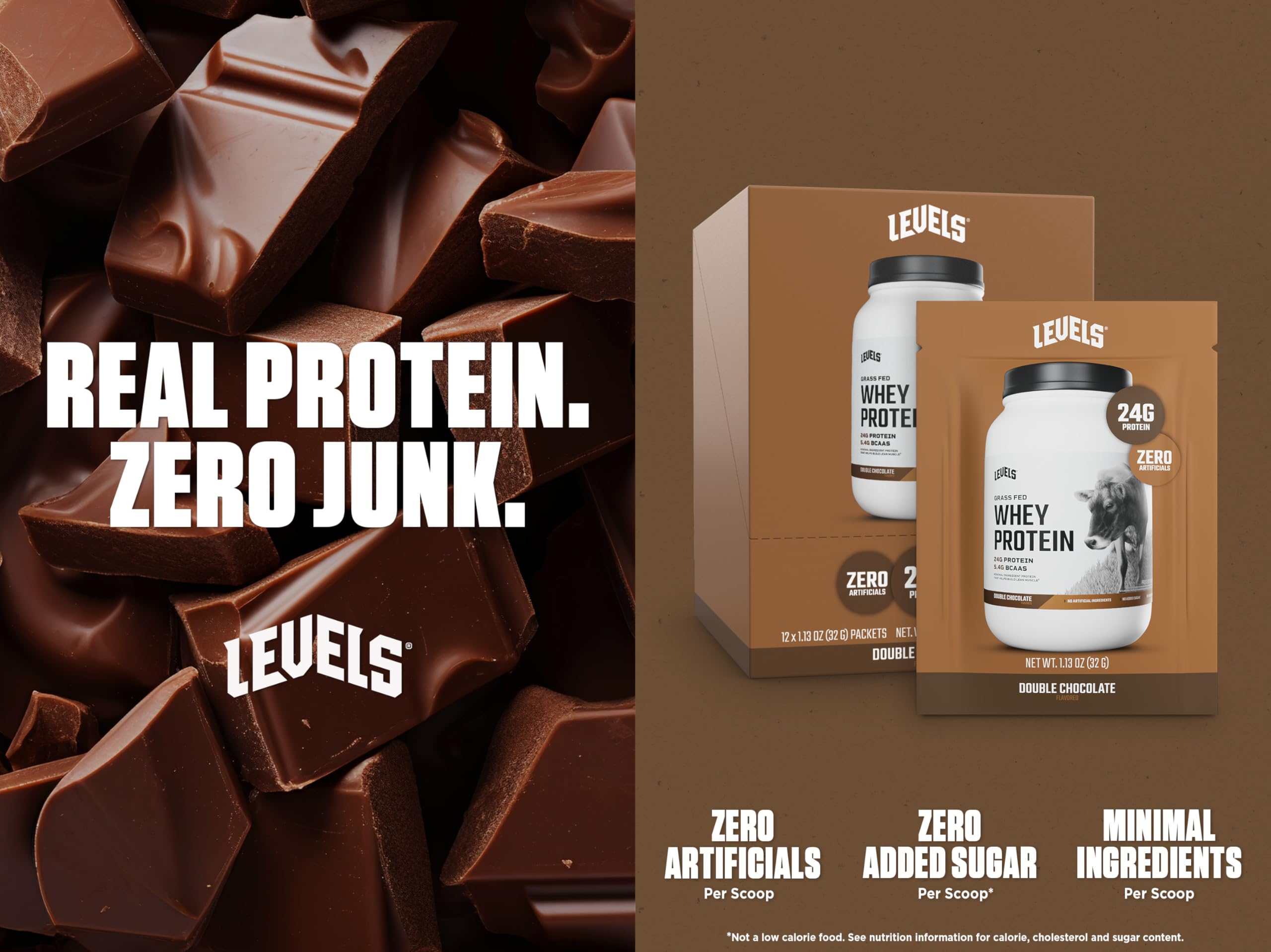 Cuillère Levels protéine de lait dans bol, mélange rapide et homogène.