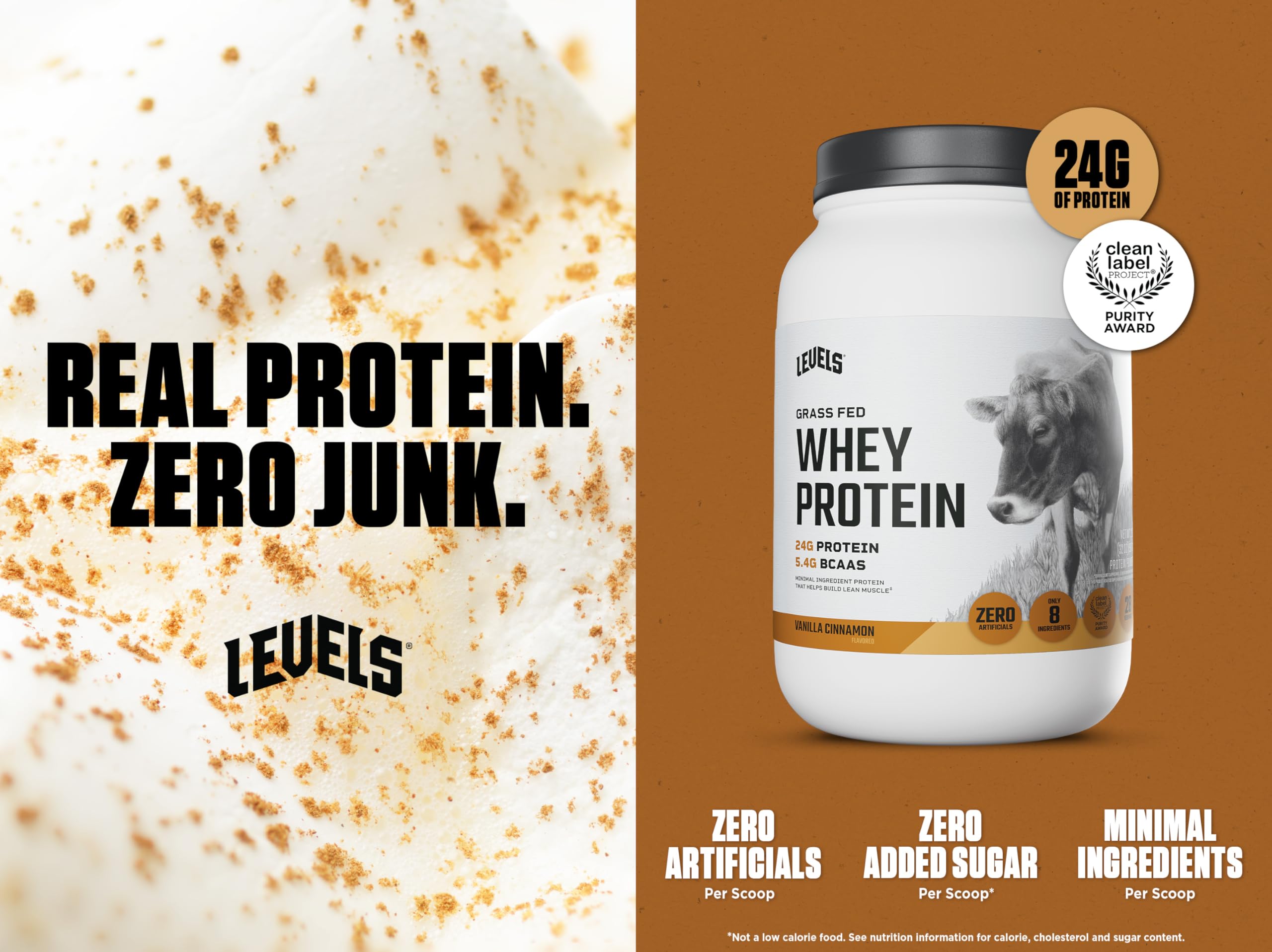 Dosette Levels Whey Protéine de 24 g prête pour un shake post-entraînement.