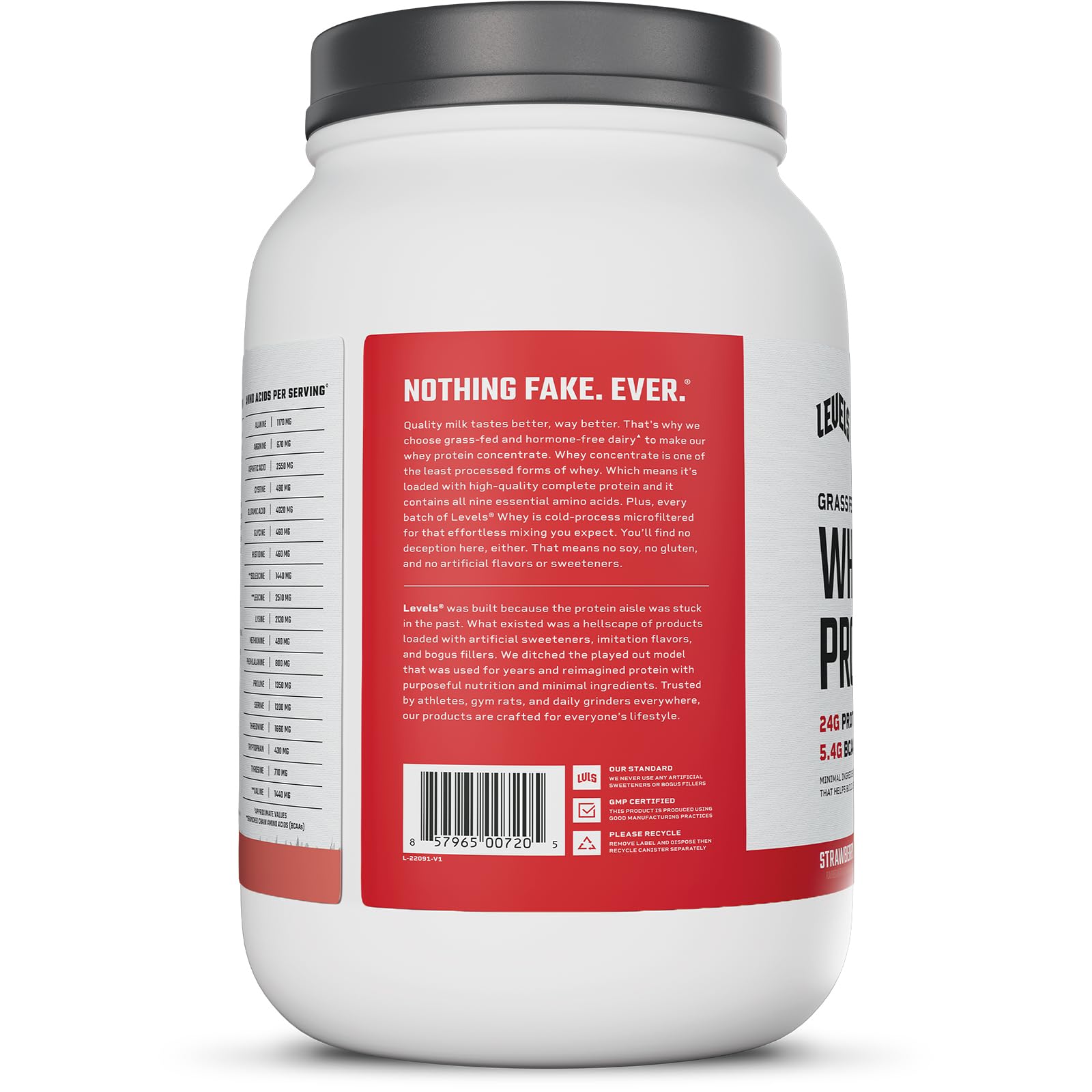 Emballage Levels 2 lb: emballage compact et pratique.