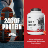 Ingrédients naturels Levels Whey – saveur fraise naturelle.