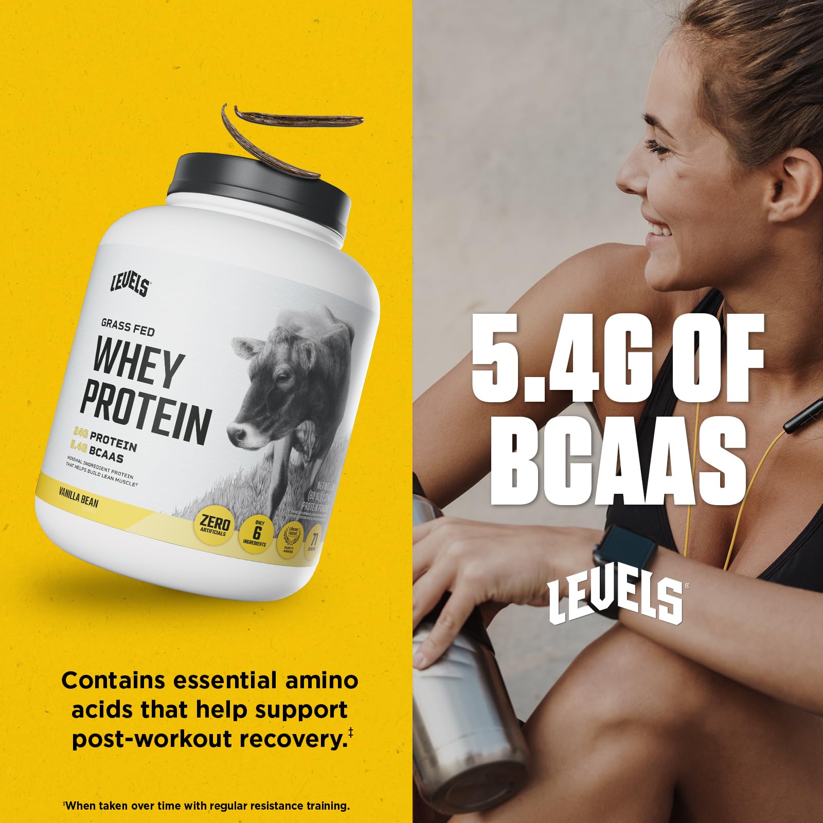 Emballage Levels Protéine 5 kilos pratique et recyclable