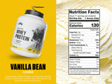 Mélange Levels Protéine vanille-fève dans l'eau, texture lisse et rafraîchissante