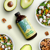 Flacon en verre robuste et bouchon refermable LevelUp C8 MCT.