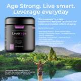 Leverage acide hyaluronique en poudre pour peau hydratée et éclat.