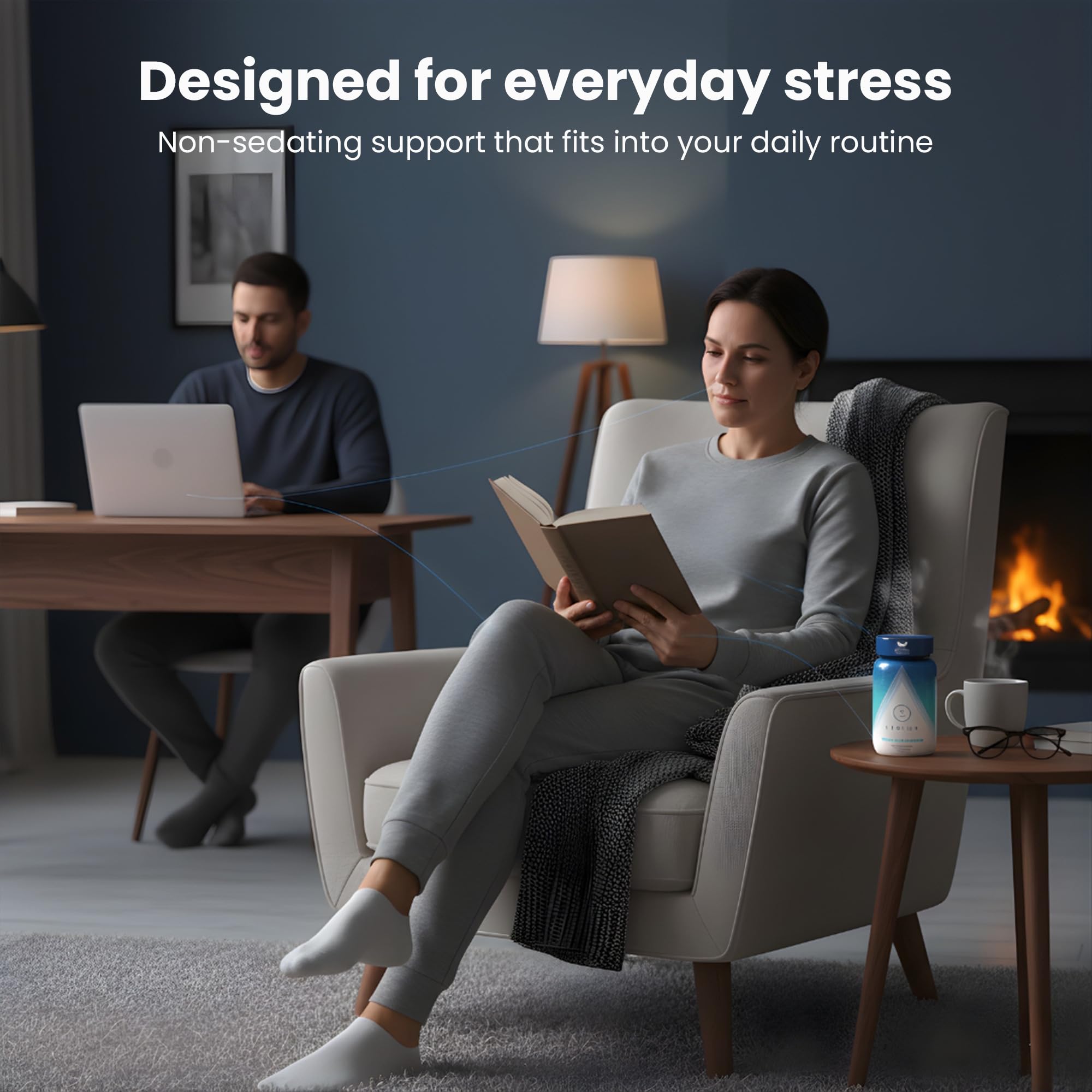 Levium – ambiance travail: concentration calme et efficace.